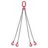 image:imageVEVOR Chain Sling 38inch x 5ft DoubleLeg Lifting Chains with Grab Hooks 4ton Capacity Lifting Slings G80 Alloy Steel DoubleLeg Slings14 Inch x 5 FT Adjustable