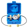 image:imageVEVOR Digital Hydraulic Pressure Gauge 010000 PSI 0700 Bar Hydraulic Pressure Sensor Manometer Tester with 14 inch NPT Base Entry for Excavator Construction Machinery Stainless Steel HousingBlue