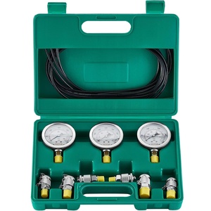 image:imageHydraulic Pressure Test Kit 250400600bar 3 Gauges 11 Test Couplings 3 Test Hoses Excavator Hydraulic Test Gauge Set with Portable Carrying Case for Excavator Tractors Construction Machinery  Excavator Hydraulic Test Gauge Set with Portable Carrying Case for Excavator Tractors Compressors Construction Machinery3 Gauges 6 Test Couplings