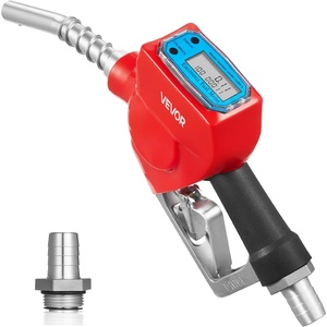 image:imageVEVOR 15 Inch Barb Automatic Fuel Nozzle with Swivel Max Flow Rate 37 GPM Auto Shut Off Diesel Gas Pump Nozzle with 3Speed Trigger Lock amp 15 Inch OD40 mm Spout for Gasoline Diesel KeroseneRed