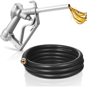 image:imageVEVOR 34Inch Barb Diesel Exhaust Fluid Nozzle Max Flow Rate 116 GPM Auto Shut Off Dispenser Nozzle with 3Speed Trigger Lock amp 34Inch OD19 mm Spout Used for Urea Industrial Fluids BlueSilver with 10Ft hose