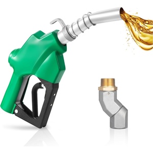 image:imageVEVOR 34Inch NPT Automatic Fuel Nozzle with Swivel Max Flow Rate 118 GPM Auto Shut Off Diesel Gas Pump Nozzle with 3Speed Trigger Lock amp 078 in OD20 mm Spout for Gasoline Diesel KeroseneGreen