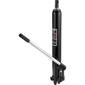 image:imageVEVOR 8Ton Hydraulic Long Ram Jack Engine Hoist Cylinder with Air Pump amp Single Piston Clevis Base Cylinder for Engine Lifts GarageShop Cranes Mechanical amp Farm ApplicationsBlack