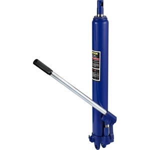 image:imageVEVOR 8Ton Hydraulic Long Ram Jack Engine Hoist Cylinder with Air Pump amp Single Piston Clevis Base Cylinder for Engine Lifts GarageShop Cranes Mechanical amp Farm ApplicationsBlue