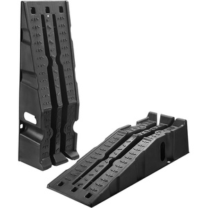 image:imageVEVOR Car Ramps 2 PCS 13000 lbs GVW Capacity 63 in Lift Height Portable High Profile Car Service Ramps for Home Garage Maintenance and Oil Changes Heavy Duty for Truck SUV Vehicle Repair Black66355inch