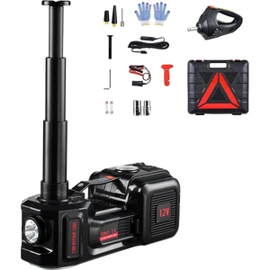 image:imageVEVOR Electric Car Jack Wireless 5 Tons Cordless Remote Control Hydraulic Electric Jack LED Light Hydraulic Repair Tool 135360mm Lifting Range for SUV MPV Sedan Truck Repair5T with WrenchExtended Rod