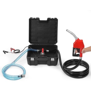 image:imageVEVOR Fuel Transfer Pump 12V DC 10 GPM Portable Diesel Transfer Pump Kit with Auto ShutOff Nozzle Discharge Hose Overheat Protection Power Cable ExplosionProof for Gasoline Diesel Kerosene12V 10GPM with Carry Case