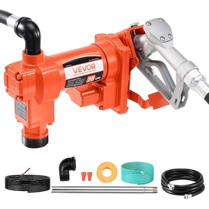image:imageVEVOR Fuel Transfer Pump 12V DC 10 GPM Portable Diesel Transfer Pump Kit with Auto ShutOff Nozzle Discharge Hose Overheat Protection Power Cable ExplosionProof for Gasoline Diesel Kerosene12V 20GPM