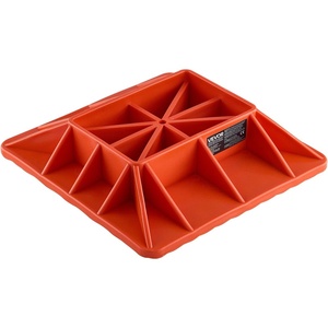 image:imageVEVOR High Lift Jack Base and Handle Keeper 116 x 116 Off Road Jack Stand Base with 7000 Pound Capacity HeavyDuty Farm Jacks Support Stand for Most Jacks with 73 x 47 Base Red