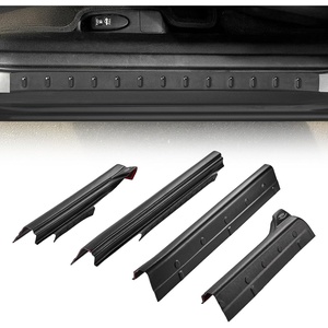 image:imageVEVOR Rocker Panel Guard Compatible with 20142018 Chevrolet Silverado 1500 Extended Cab Replacement for 14068 Trail Armor Side Skirts Extension Body Kit Driver Side 3M Adhesive Black20142018 Chevrolet Silverado 1500