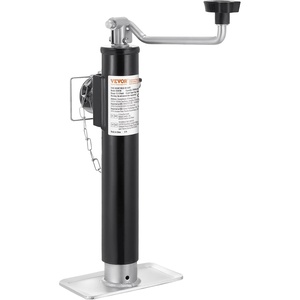 image:imageVEVOR Trailer Jack 2000 lbs Dynamic Load Capacity Weldon PipeMount Swivel 10 Lift Stand with Handle for RV Horse Utility and Yacht Trailers2000LBS