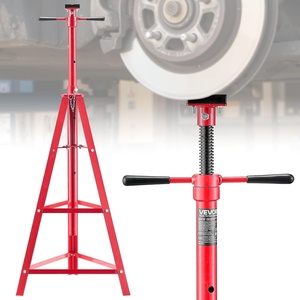 image:imageVEVOR Under Hoist Tripod Stand 2 Ton 4409 lbs Capacity High Lift Jack Stand Reach Underhoist Support Lifting from 4724 to 8465 4Level Adjustable Height Heavy Duty Carbon Steel for Car Lift