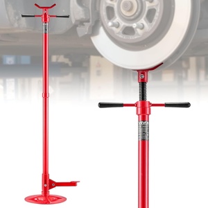 image:imageVEVOR Underhoist Support Stand 34 Ton 1653 lbs Capacity Under Hoist Jack Stand Lifting from 5197 to 80 Bearing Mounted Spin Handle Foot Pedal 12 Diameter Base Support Vehicle Components