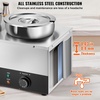 image:imageETL Listed VEVOR Electric Soup Warmer Three 74QT Stainless Steel Round Pot 86185F Adjustable Temp 1200W Commercial Bain Marie with AntiDry Burn Soup Station for Restaurant Buffet Silver2Pot