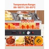 image:imageETL Listed VEVOR Electric Soup Warmer Three 74QT Stainless Steel Round Pot 86185F Adjustable Temp 1200W Commercial Bain Marie with AntiDry Burn Soup Station for Restaurant Buffet Silver26L Pots and 613 Pans
