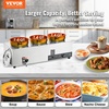 image:imageETL Listed VEVOR Electric Soup Warmer Three 74QT Stainless Steel Round Pot 86185F Adjustable Temp 1200W Commercial Bain Marie with AntiDry Burn Soup Station for Restaurant Buffet Silver37L Pots