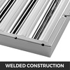 image:imageVBENLEM Pack of 6 Hood Filters 195W x 195H Inch 430 Stainless Steel 4 Grooves Commercial Hood Filters Range Hood Filter for Grease Rated Commercial Kitchen Exhaust Hoods195W x 155H Inch