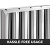 image:imageVBENLEM Pack of 6 Hood Filters 195W x 195H Inch 430 Stainless Steel 4 Grooves Commercial Hood Filters Range Hood Filter for Grease Rated Commercial Kitchen Exhaust Hoods195W x 155H Inch