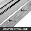 image:imageVBENLEM Pack of 6 Hood Filters 195W x 195H Inch 430 Stainless Steel 4 Grooves Commercial Hood Filters Range Hood Filter for Grease Rated Commercial Kitchen Exhaust Hoods195W x 245H Inch