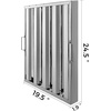 image:imageVBENLEM Pack of 6 Hood Filters 195W x 195H Inch 430 Stainless Steel 4 Grooves Commercial Hood Filters Range Hood Filter for Grease Rated Commercial Kitchen Exhaust Hoods195W x 245H Inch