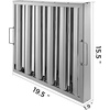 image:imageVBENLEM Pack of 6 Hood Filters 195W x 195H Inch 430 Stainless Steel 4 Grooves Commercial Hood Filters Range Hood Filter for Grease Rated Commercial Kitchen Exhaust Hoods195W x 155H Inch