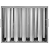 image:imageVBENLEM Pack of 6 Hood Filters 195W x 245H Inch 430 Stainless Steel 4 Grooves Commercial Hood Filters Range Hood Filter for Grease Rated Commercial Kitchen Exhaust Hoods195W x 155H Inch