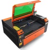 image:imageVEVOR 100W CO2 Laser Engraver 24 x 35 in 197 IPS Laser Cutter Machine with 2Way Pass Air Assist Compatible with LightBurn CorelDRAW AutoCAD Windows Mac OS Linux for Wood Acrylic Fabric More