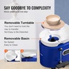 image:imageVEVOR 11in Pottery Wheel for Adults Beginners 450W Ceramic Wheel Forming Machine With LCD Touch Screen Adjustable 60300RPM Speed Handle and Foot Pedal Control 32PCS Accessory Tools Kit Craft Gift11inLCD Touch Screen