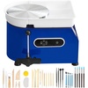 image:imageVEVOR 11in Pottery Wheel for Adults Beginners 450W Ceramic Wheel Forming Machine With LCD Touch Screen Adjustable 60300RPM Speed Handle and Foot Pedal Control 32PCS Accessory Tools Kit Craft Gift11inLCD Touch Screen