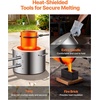 image:imageVEVOR 12KG Propane Melting Furnace Kit Large Capacity Foundry Home Blacksmithing Forge with Crucible amp Tongs Kiln Stainless Steel Smelter for Metal Scrap Recycle Gold Copper Silver Casting16 KG