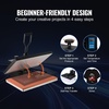 image:imageVEVOR 16x20 Heat Press 1700W High Pressure Clamshell Heat Press Machine for T Shirts Large Professional Digital Control Heat Transfer Machine for Sublimation Vinyl Heat Transfer Projects16x24Black