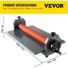 image:imageVEVOR 25 Inch Cold Laminator Machine 10mm Manual Vinyl Photo Film Cold laminator Hand Crank Pressure Cold Roll laminator25 Inch51 inch