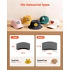 image:imageVEVOR 2in1 Hat Heat Press Machine with 2 Platens amp Caps Stretcher Precise TempampTimer Control Hat Press Heat Machine for Caps Compatible with HTV Iron On and Sublimation Projects Light BlueLight Blue