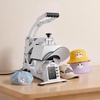 image:imageVEVOR 2in1 Hat Heat Press Machine with 2 Platens amp Caps Stretcher Precise TempampTimer Control Hat Press Heat Machine for Caps Compatible with HTV Iron On and Sublimation Projects Light BlueWhite