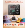 image:imageVEVOR 2in1 Hat Heat Press Machine with 2 Platens amp Caps Stretcher Precise TempampTimer Control Hat Press Heat Machine for Caps Compatible with HTV Iron On and Sublimation Projects Light BlueWhite