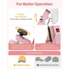 image:imageVEVOR 2in1 Hat Heat Press Machine with 2 Platens amp Caps Stretcher Precise TempampTimer Control Hat Press Heat Machine for Caps Compatible with HTV Iron On and Sublimation Projects Light BluePink