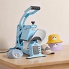 image:imageVEVOR 2in1 Hat Heat Press Machine with 2 Platens amp Caps Stretcher Precise TempampTimer Control Hat Press Heat Machine for Caps Compatible with HTV Iron On and Sublimation Projects Light BlueLight Blue