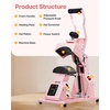 image:imageVEVOR 2in1 Hat Heat Press Machine with 2 Platens amp Caps Stretcher Precise TempampTimer Control Hat Press Heat Machine for Caps Compatible with HTV Iron On and Sublimation Projects Light BluePink