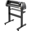 image:imageVEVOR 34inches Vinyl Cutter Machine Bluetooth Cutting Plotter Machine 400in10m Accuracy Steel Roller Shaft Adjustable Speed Force SignMaster Tool Kit for Sign Making Windows amp Mobile28 Inch  MACPC