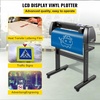 image:imageVEVOR 34inches Vinyl Cutter Machine Bluetooth Cutting Plotter Machine 400in10m Accuracy Steel Roller Shaft Adjustable Speed Force SignMaster Tool Kit for Sign Making Windows amp Mobile28 Inch  MACPC