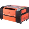 image:imageVEVOR 55W CO2 Laser Engraver 20 x 12 in Desktop CO2 Laser Engraver and Cutter Machine with 16MP Camera Water Pump Rotary Axis Compatible with LightBurn CorelDRAW RDWorks for Wood Acrylic Glass60W 4 Way Pass Through