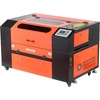 image:imageVEVOR 55W CO2 Laser Engraver 20 x 12 in Desktop CO2 Laser Engraver and Cutter Machine with 16MP Camera Water Pump Rotary Axis Compatible with LightBurn CorelDRAW RDWorks for Wood Acrylic Glass50W 4 Way Pass Through