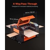 image:imageVEVOR 55W CO2 Laser Engraver 20 x 12 in Desktop CO2 Laser Engraver and Cutter Machine with 16MP Camera Water Pump Rotary Axis Compatible with LightBurn CorelDRAW RDWorks for Wood Acrylic Glass60W 4 Way Pass Through