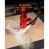 image:imageVEVOR 55W CO2 Laser Engraver 20 x 12 in Desktop CO2 Laser Engraver and Cutter Machine with 16MP Camera Water Pump Rotary Axis Compatible with LightBurn CorelDRAW RDWorks for Wood Acrylic Glass45W with Rotary Axis
