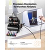 image:imageVEVOR Airbrush Kit 16 HP Air Brush Kit with Air Compressor and Tank 1 DualAction Professional Airbrush with 1 Tip Hose Acrylic Paint 2 Fans for Cake Decorating Model Painting Nail Art24 Colors Set 1 Airbrush  35L Tank