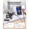 image:imageVEVOR Airbrush Kit Professional Airbrush Set with 15 HP Compressor amp 3 Airbrushes Airbrushing System Kit with MultiPurpose DualAction Gravity Feed Airbrushes Art Nail Cookie Tatto24 Paint Colors Set