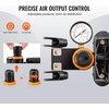 image:imageVEVOR Airbrush Kit Professional Airbrush Set with 15 HP Compressor amp 3 Airbrushes Airbrushing System Kit with MultiPurpose DualAction Gravity Feed Airbrushes Art Nail Cookie Tatto3 Airbrushes Set