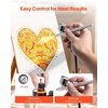 image:imageVEVOR Airbrush Kit Professional Airbrush Set with 15 HP Compressor amp 3 Airbrushes Airbrushing System Kit with MultiPurpose DualAction Gravity Feed Airbrushes Art Nail Cookie Tatto24 Paint Colors Set