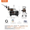 image:imageVEVOR Airbrush Kit Professional Airbrush Set with 15 HP Compressor amp 3 Airbrushes Airbrushing System Kit with MultiPurpose DualAction Gravity Feed Airbrushes Art Nail Cookie Tatto3 Airbrushes Set