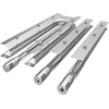 image:imageVEVOR BBQ Burners Replacement Stainless Steel Burner Grill Part Kit 3 Packs BBQ Burners Replacement Grill Burner Replacement wAir Flap Barbecue Replacement Parts wEvenly Burning for Gas GrillsModern